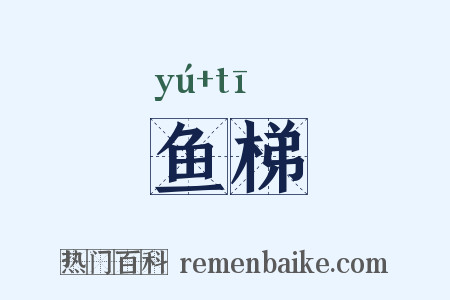 鱼梯是什么意思的图片